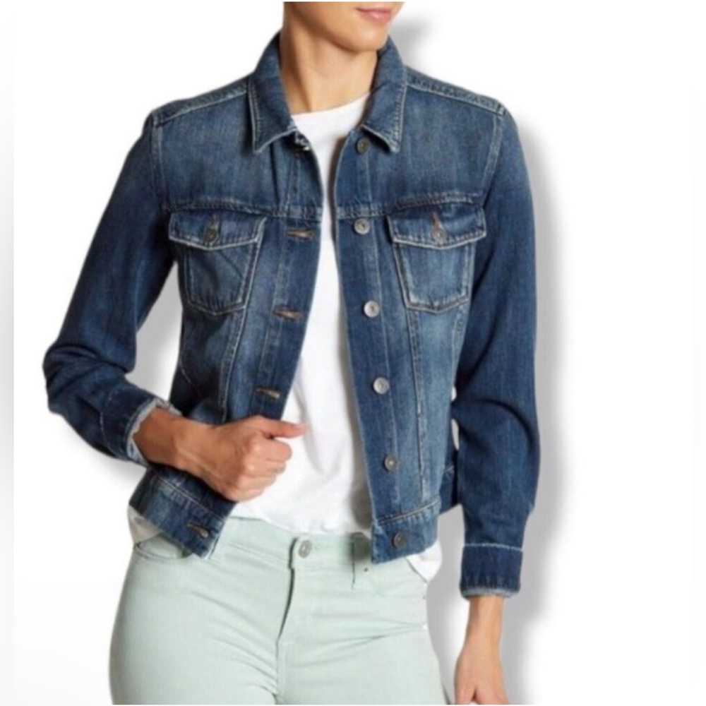 Paige Aveline Denim Jacket Size Small